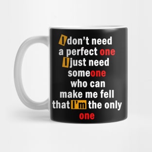 Only one Mug